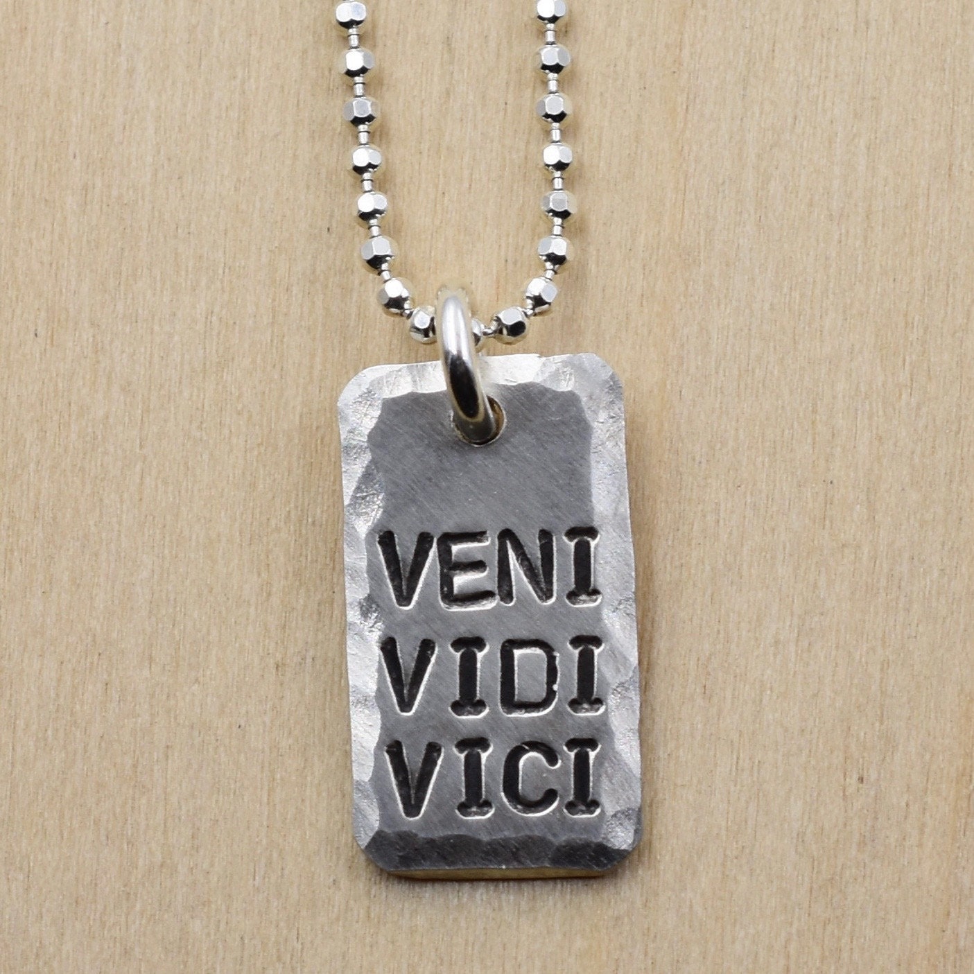 Veni Vidi Vici (I Came, I Saw, I Conquered) Necklace