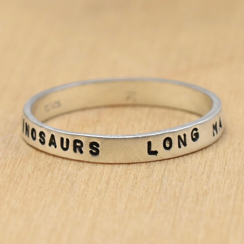 Long May You Roar At Your Dinosaurs Ring