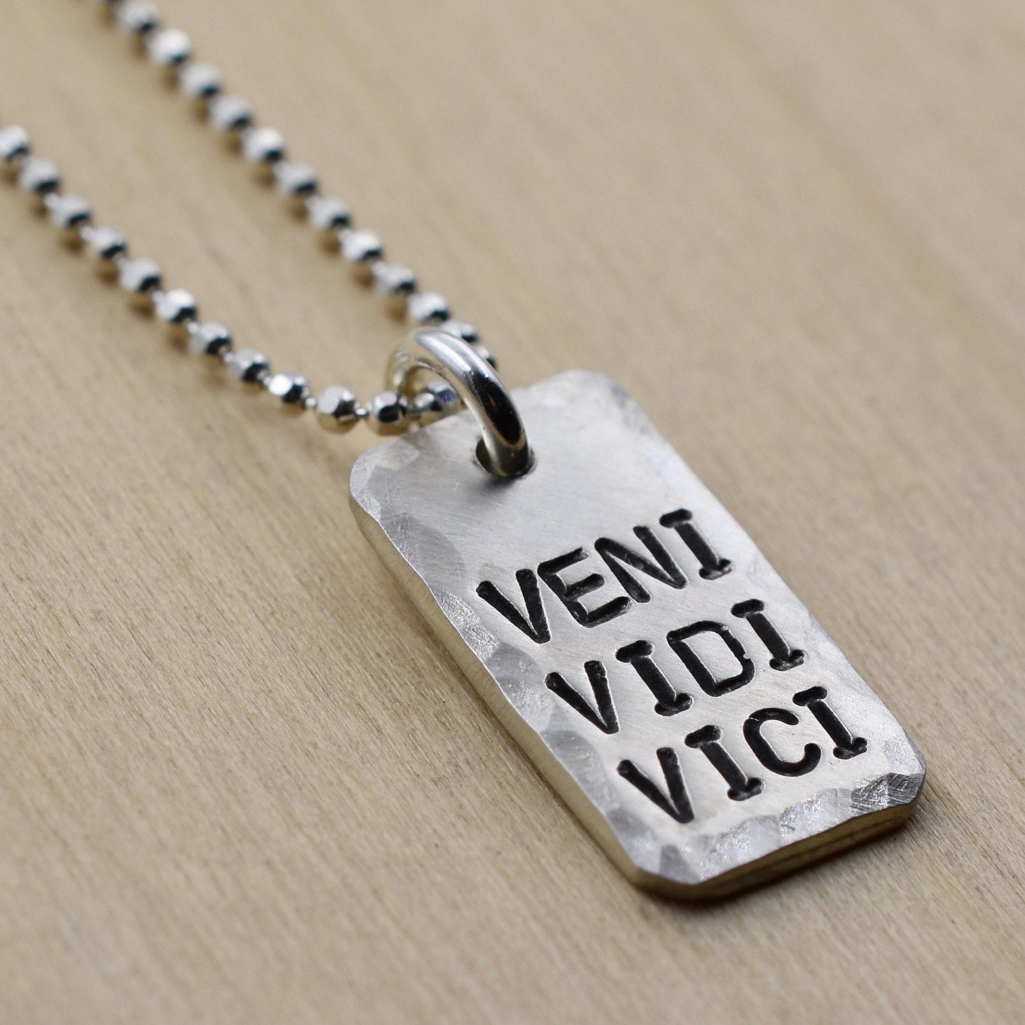 Veni Vidi Vici (I Came, I Saw, I Conquered) Necklace
