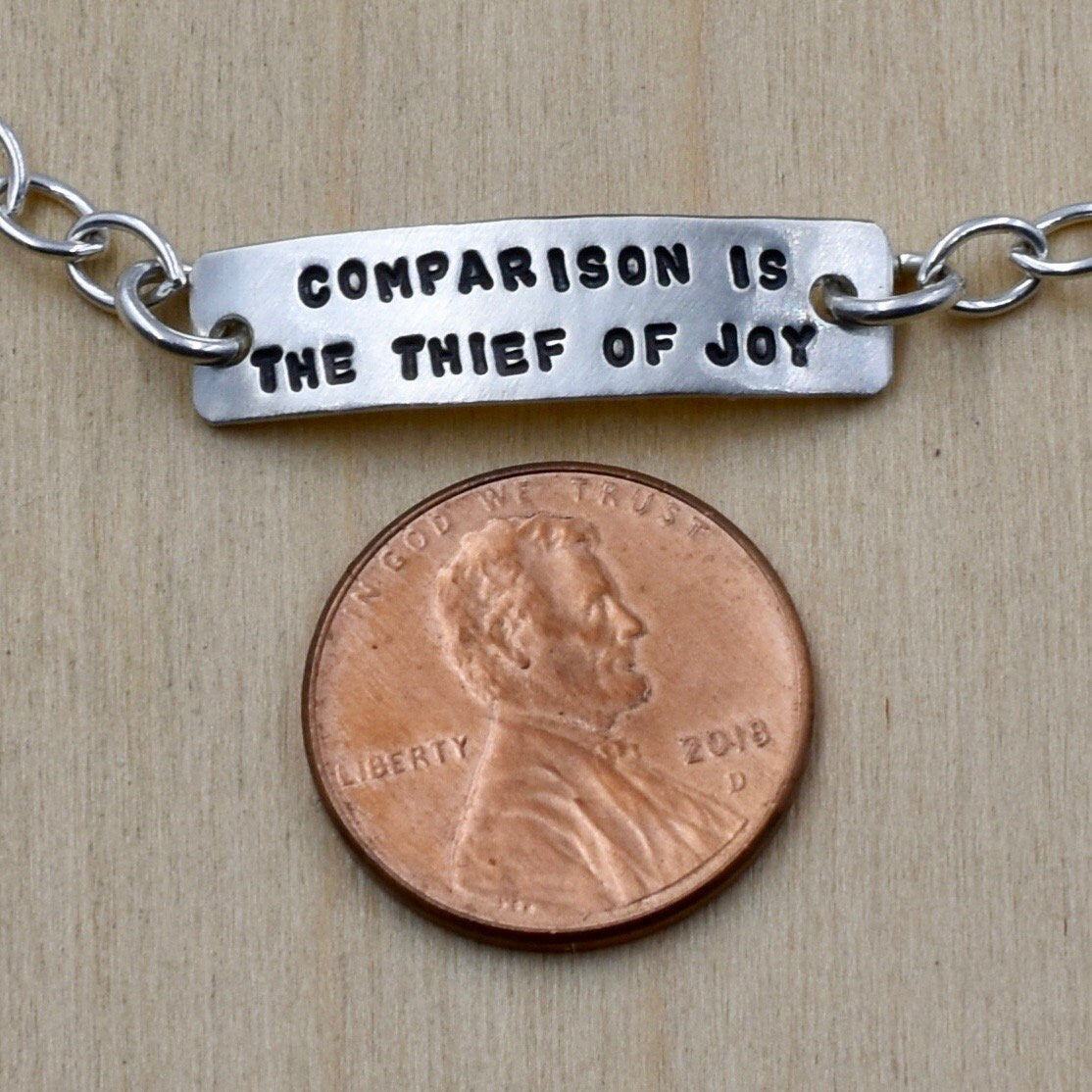 Comparison Is The Thief Of Joy Bracelet