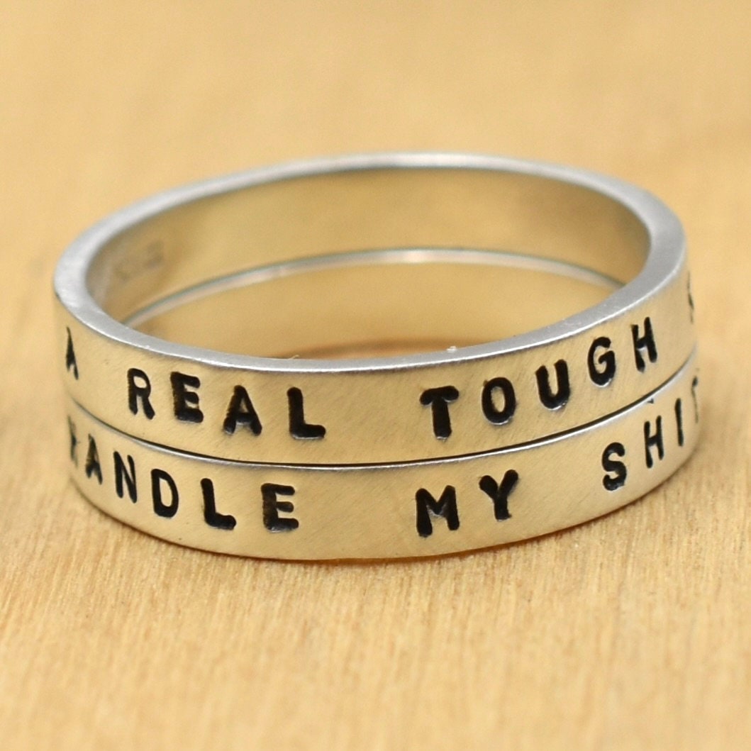 I Can Handle My Shit Ring