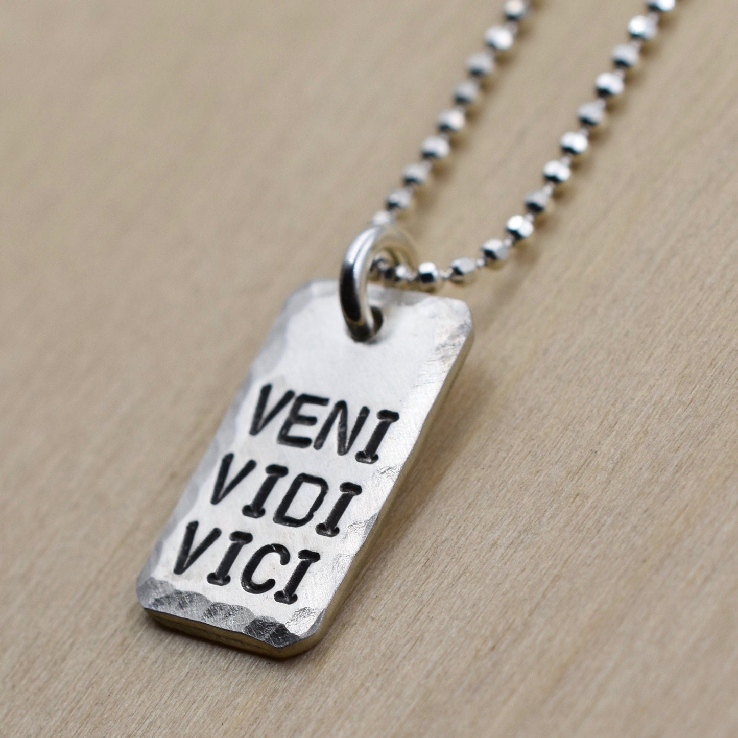 Veni Vidi Vici (I Came, I Saw, I Conquered) Necklace