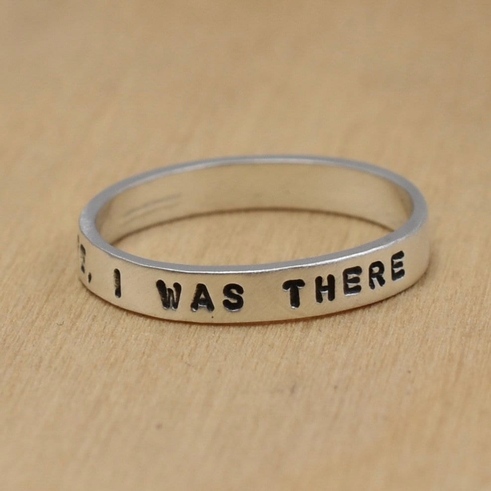 It Was Rare, I was There Ring