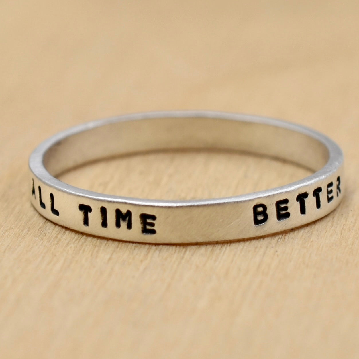 Better That Than Regret It For All Time Ring