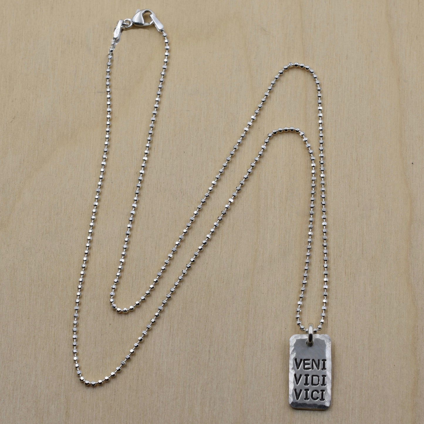 Veni Vidi Vici (I Came, I Saw, I Conquered) Necklace