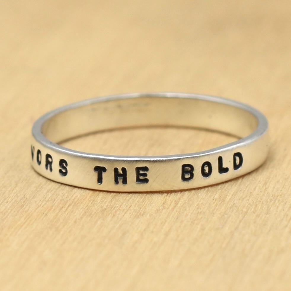 Fortune Favors The Bold Ring