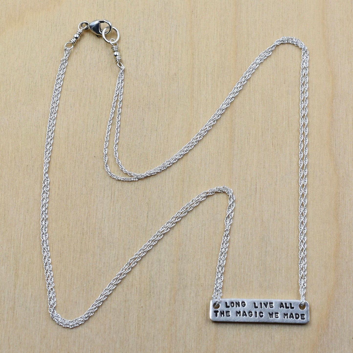Long Live All The Magic We Made Necklace