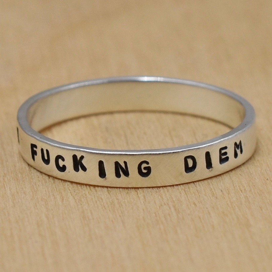 Carpe Fucking Diem Ring