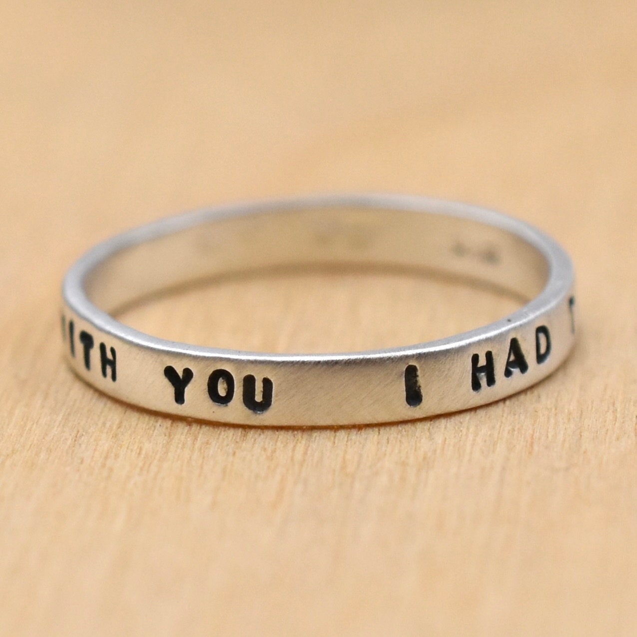 I Had The Time Of My Life With You Ring