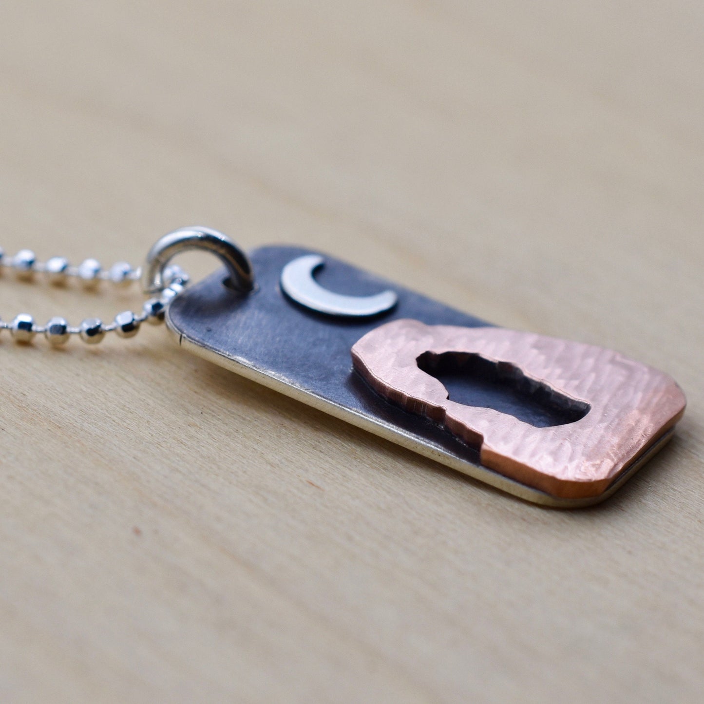 Moonlit Delicate Arch Necklace