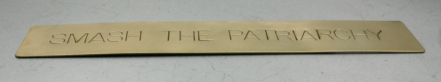 Smash The Patriarchy Bookmark