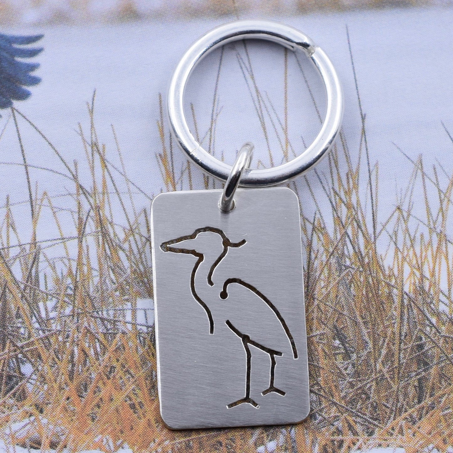 Heron Keychain