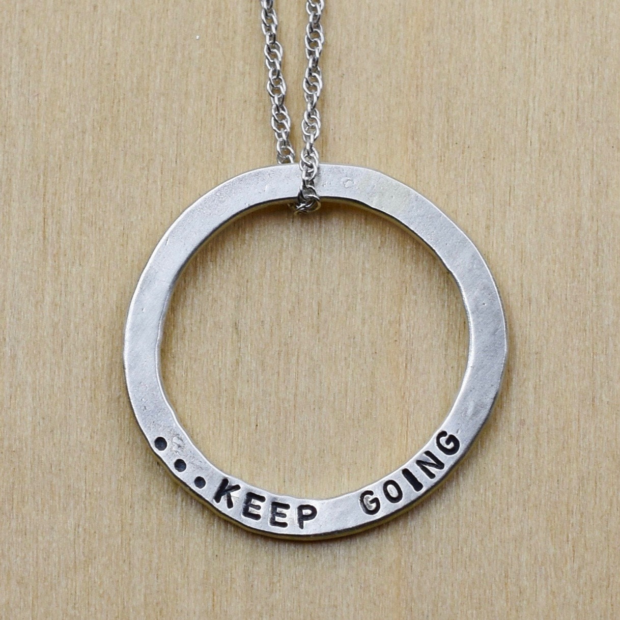 If You're Going Through Hell...Keep Going Necklace