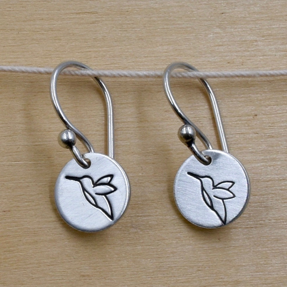 Mini Hummingbird Earrings