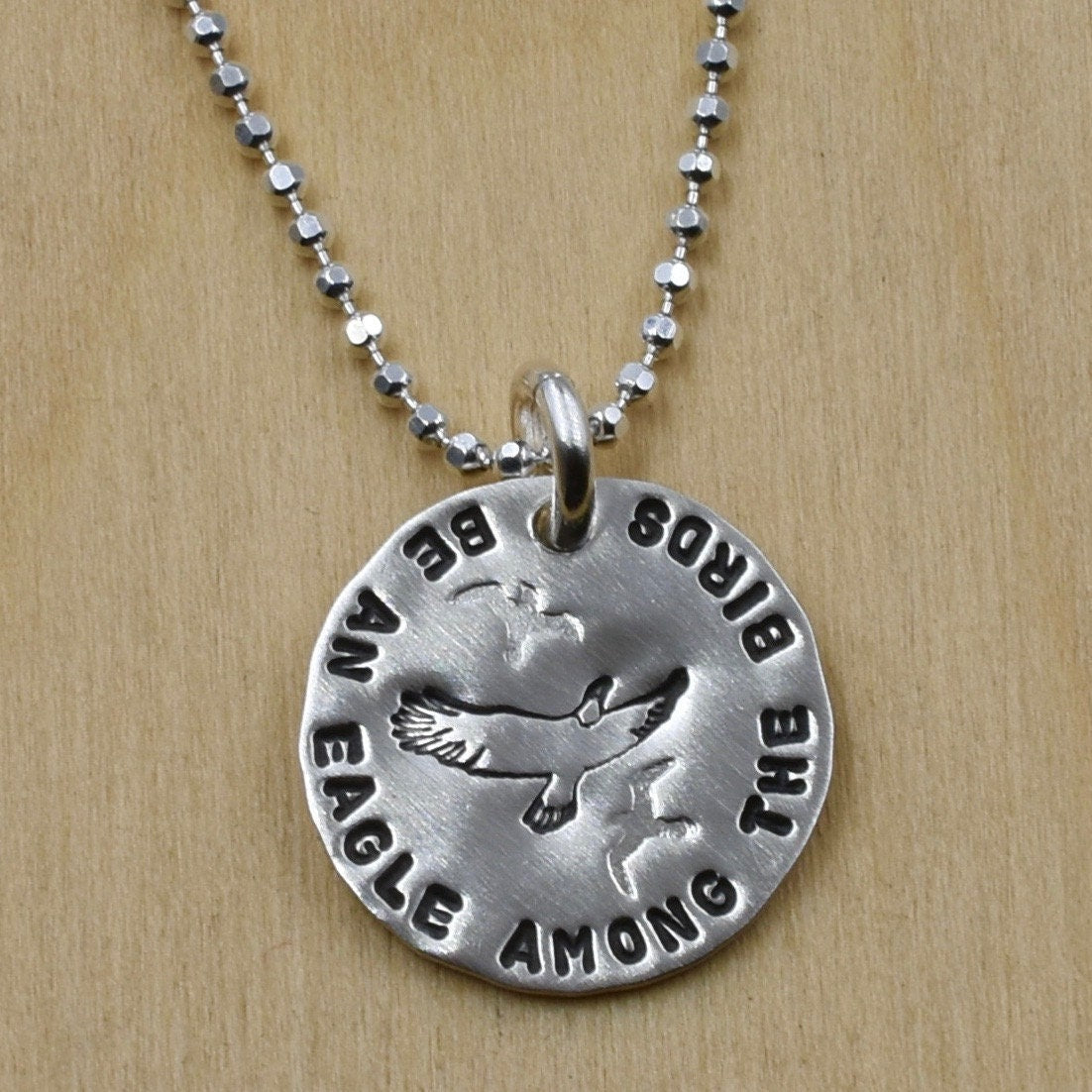 Be An Eagle Among the Birds Necklace