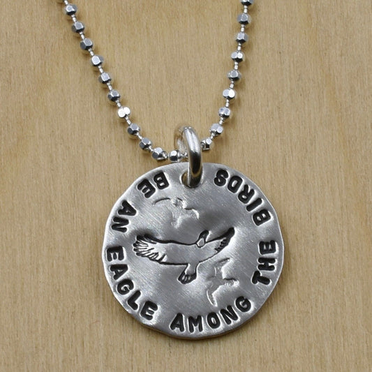 Be An Eagle Among the Birds Necklace