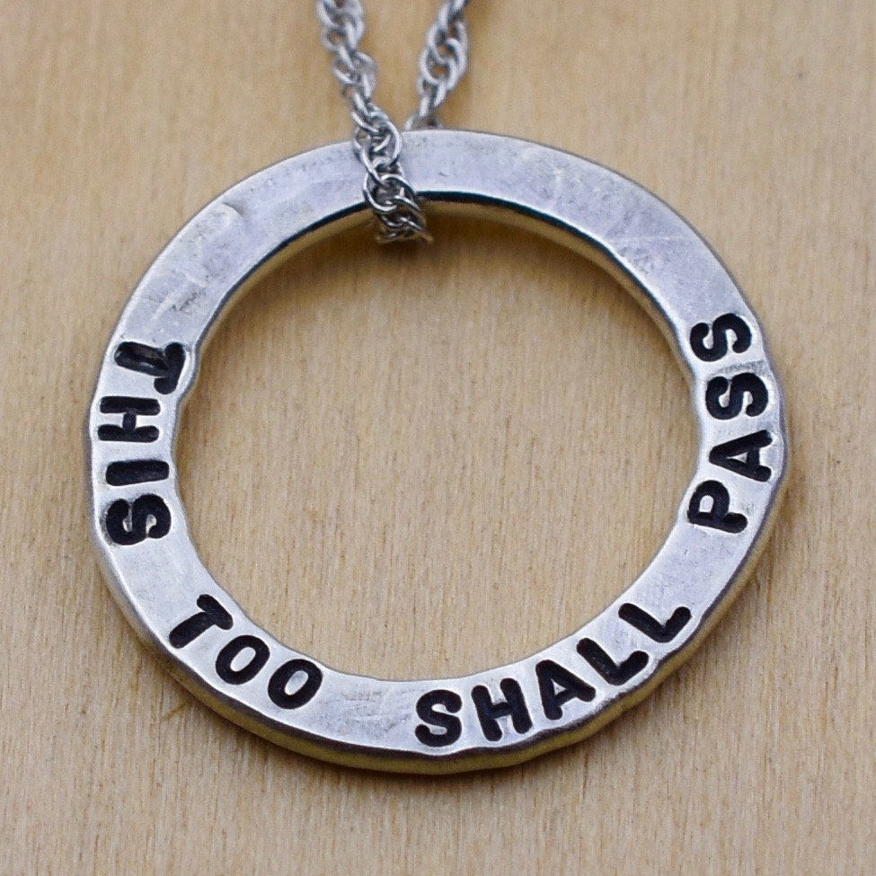 This Too Shall Pass Necklace