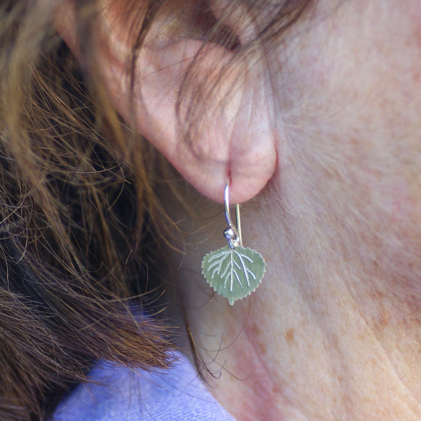 Aspen Leaf Earrings