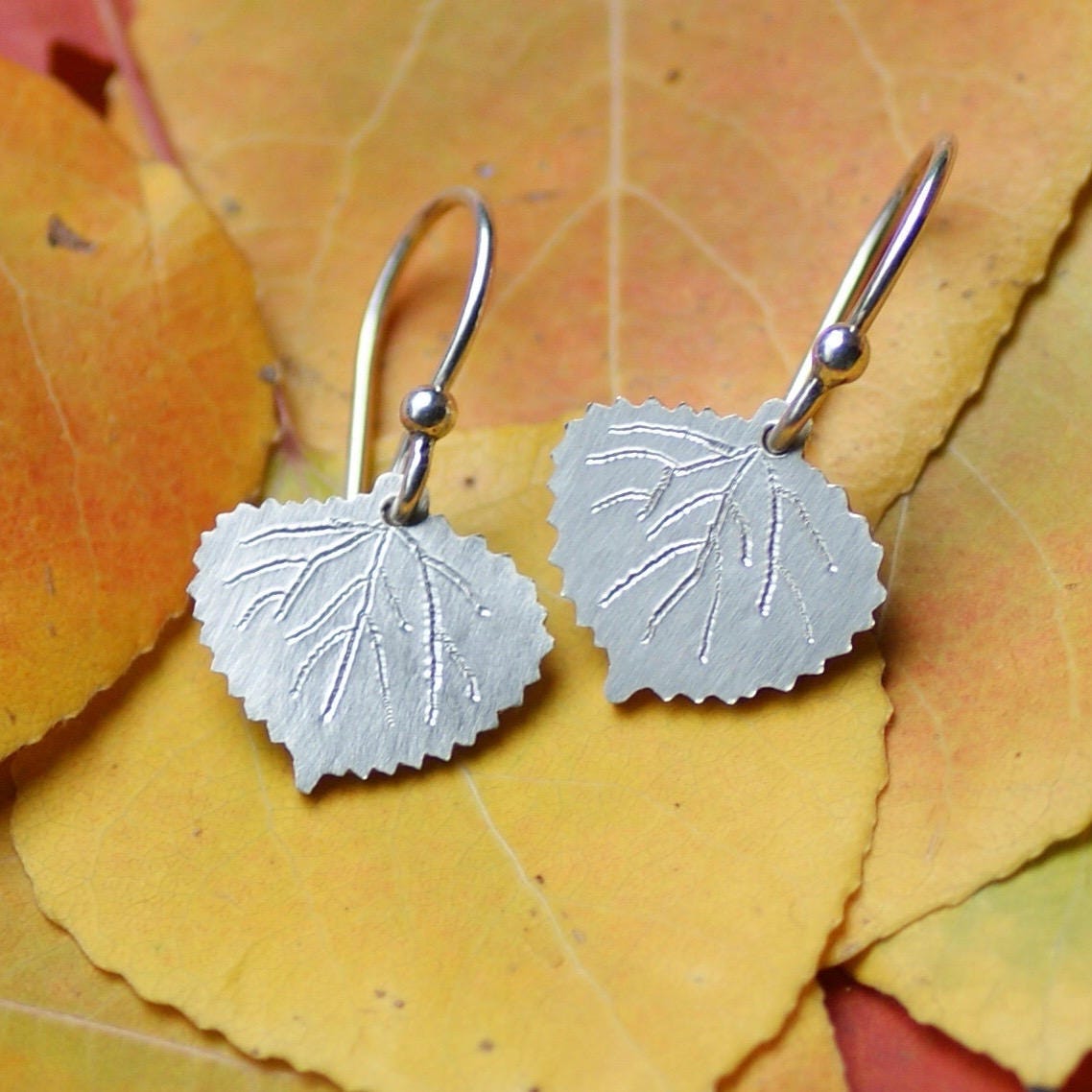Aspen Leaf Earrings