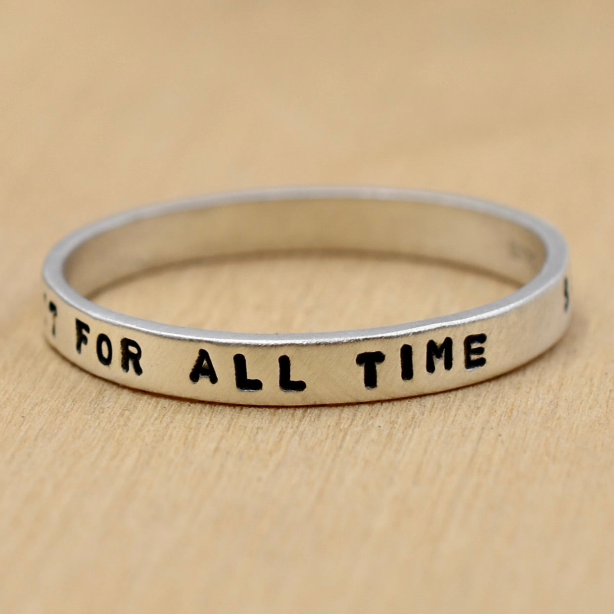 Better That Than Regret It For All Time Ring