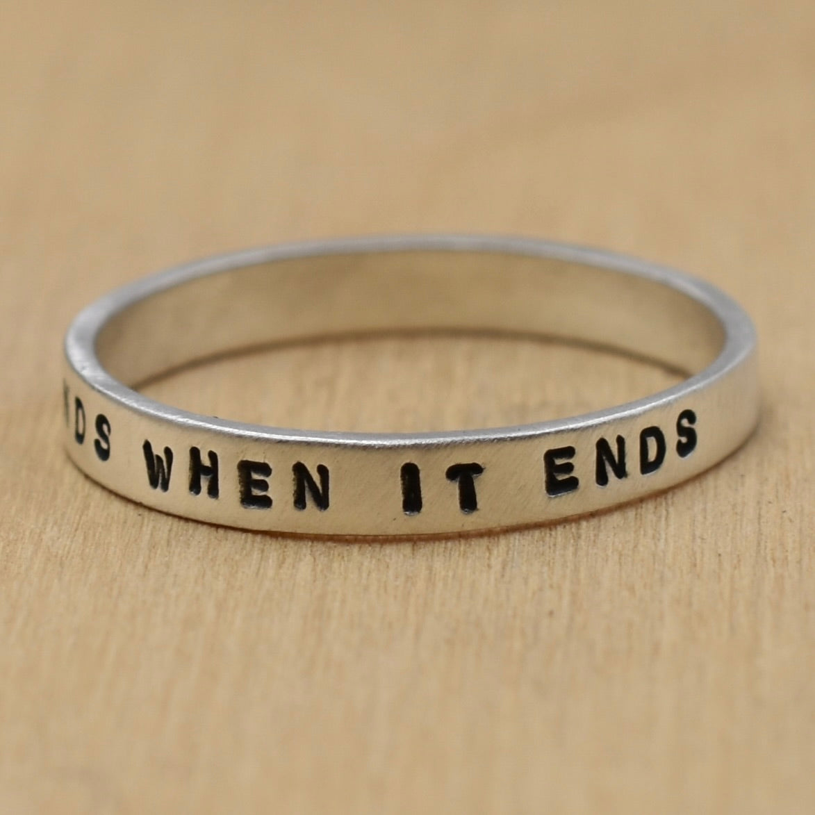 Life Is A Song, It Ends When It Ends Ring