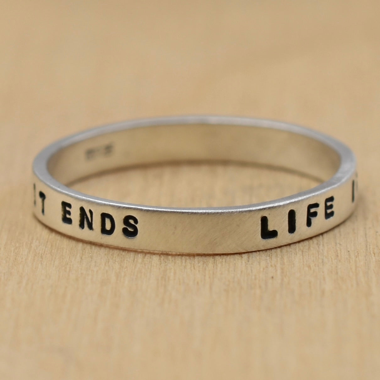 Life Is A Song, It Ends When It Ends Ring