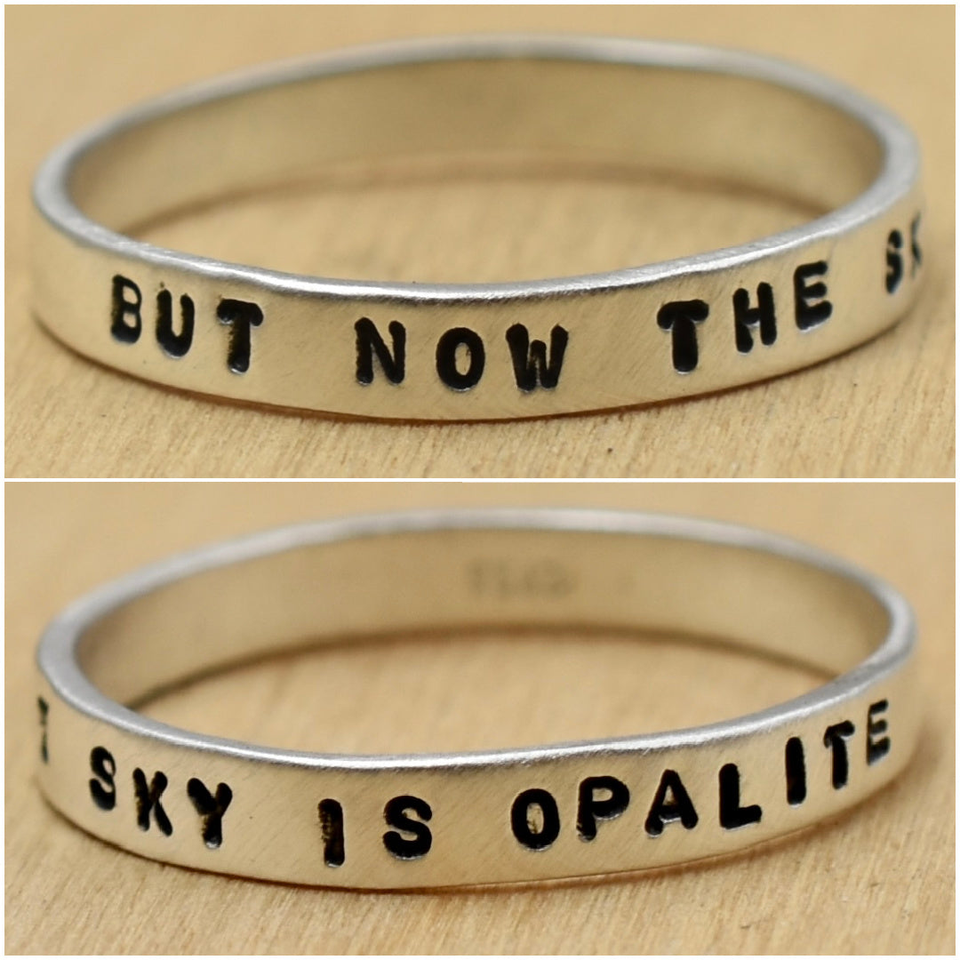 But Now The Sky Is Opalite Ring