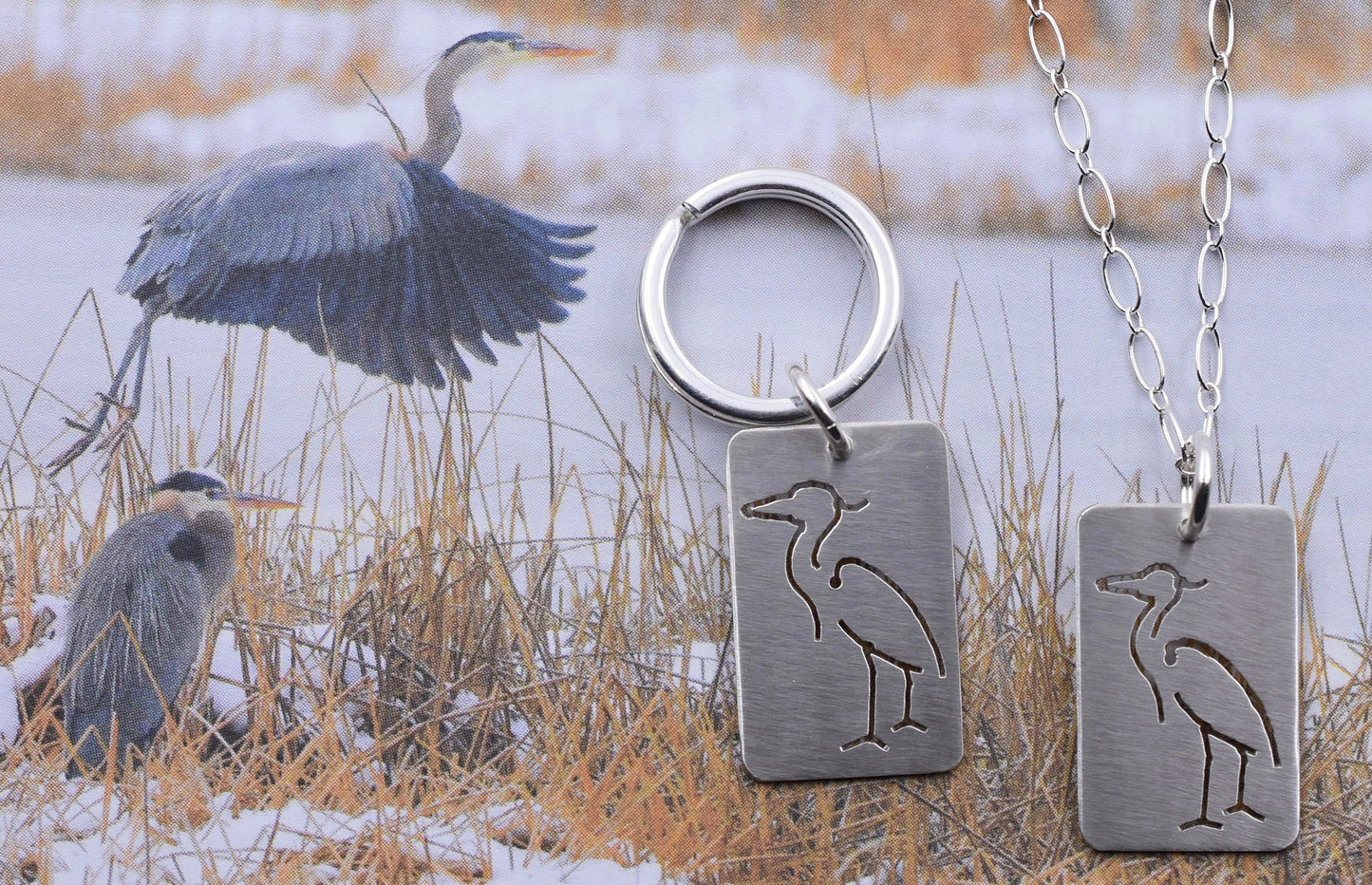 Heron Necklace